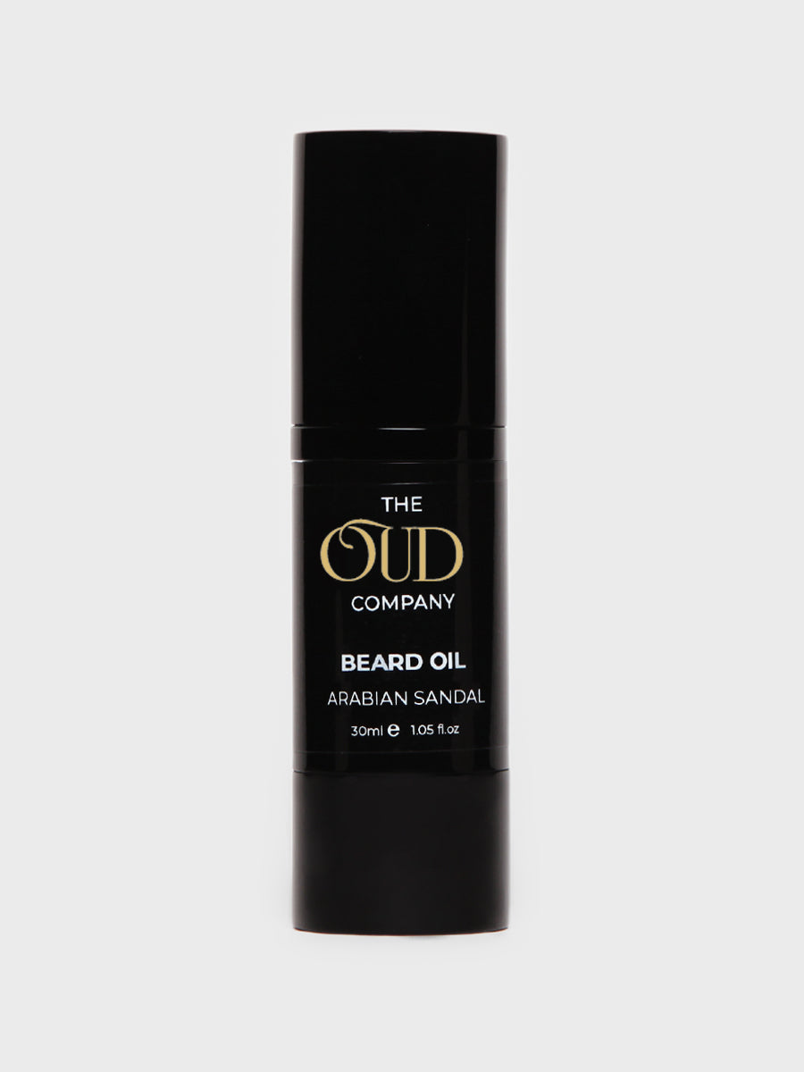 Arabian Sandal Beard Oil 30ml – Sandalwood, Amber & Warm Woods | Nourishing Signature Care