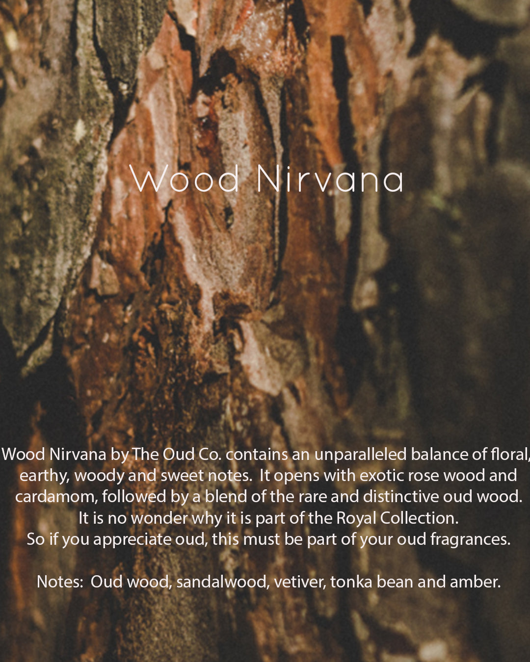 Wood Nirvana Parfum | Inspired by Oud Wood – Oud, Sandalwood & Vanilla | Smooth Signature Scent