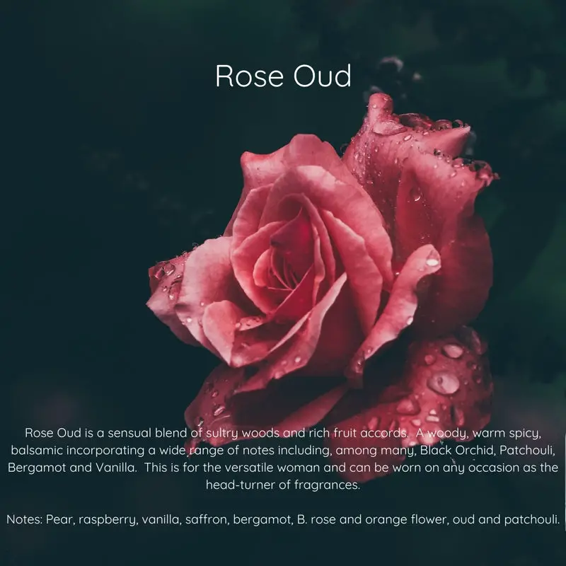 Rose Oud Perfume by The Oud Co.