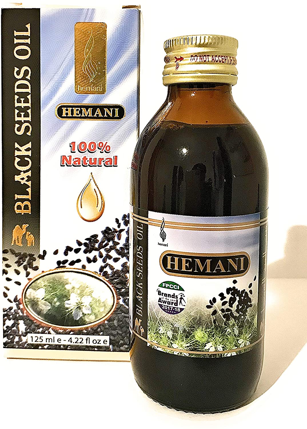 Hemani 100% Natural Black Seed Oil 125ml